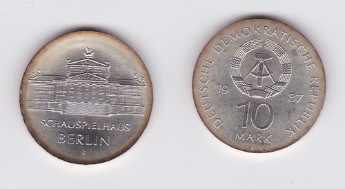 Ddr gedenk münze mark - gedenk, 10