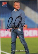 Manfred Schwabl - PRÄSIDENT SpVgg UNTERHACHING - original signiert