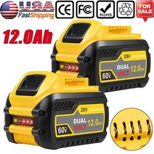 2pcs 12.0Ah Battery For DeWalt