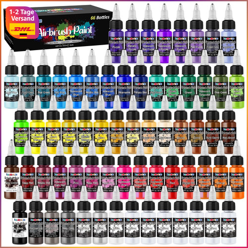 Airbrush farbe set farben 7 - farbe,