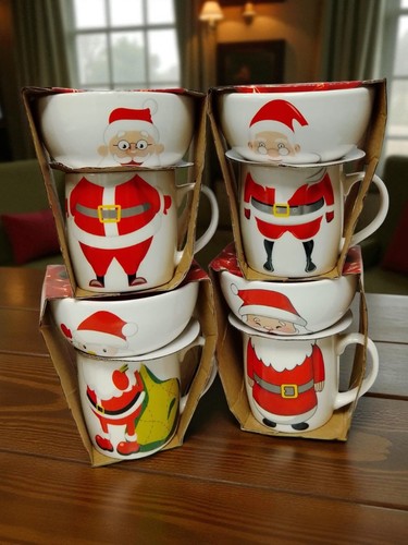 Keramik weihnachtsmann tasse - keramik, &