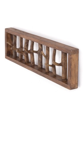 Wandgarderobe treibholz unikat - treibholz,