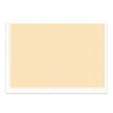 PuK Schreibtischunterlage Millimeterpapier Lineal DIN A2 25 Blatt Kantenschutz