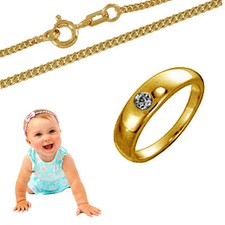 Anhänger Taufring mit Kette