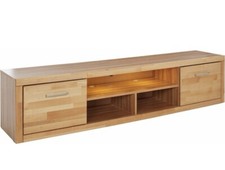 HOME AFFAIRE Lowboard Logo  2m / 200cm gebraucht Teilmassiv Kernbuche