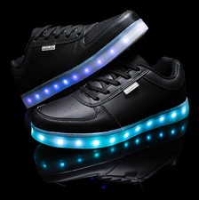 LED Farbwechsel Schuhe Sneaker Leuchtende Turnschuhe Blinkschuhe