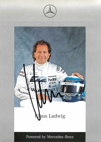 Klaus ludwig autogrammkarte - ludwig,