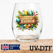 Holz-Osterzeichen 8 Stück UV