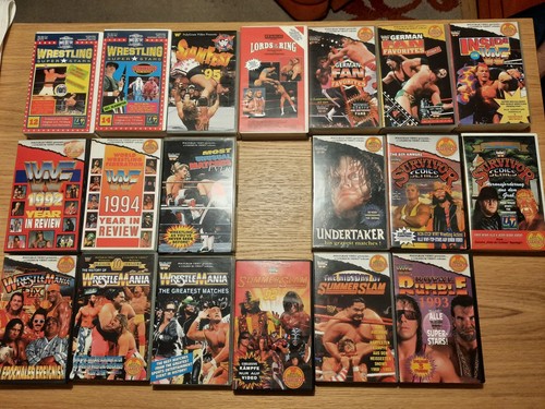 Wwf wwe vhs kasetten - wwf,