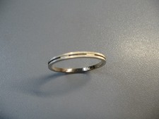 Goldring, Ring, Ehering, 8 Karat, 333-er Weißgold, 1,43 g, Ringgröße 62