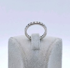 Ring Weißgold 333er Damenring mit Zirkonia 8kt Goldring - Eternity Memoire Ring