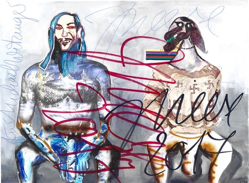 Jonathan meese unikat - jonathan,