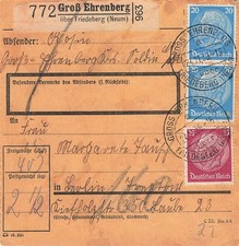 704320) DR Paketkarte aus