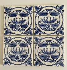 Jugendstil Fliese Kachel tegel