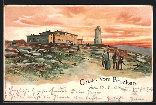 Lithographie brocken - lithographie,