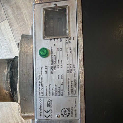 Weisshaupt ölbrenner b - wl,