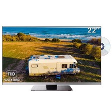 22 Zoll 1080P FM Radio EPG Fernseher TV Camping Wohnwagen Wohnmobil Sleep Timer