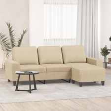 Sofa 3-Sitzer Hocker
