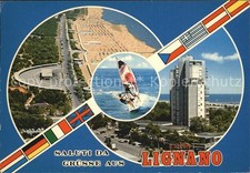 Lignano Fliegeraufnahme Strand Surfer 