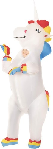 Aufblasbares einhorn kostüm - aufblasbares,