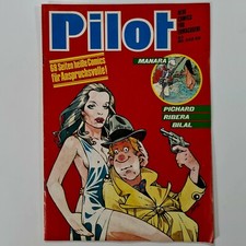 ©1983 Volksverlag Adult Comic Magazin PILOT 15 dt Z1 Lauzier/Manara/Bilal/Gotlib