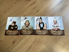 4 Autogrammkarten aus Die 7
