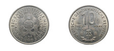 DDR, 10 Mark 1973, Weltfestspiele, UNC, Cu/Ni