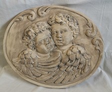 Relief Gips Bild Engel Putten