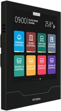 Interra iX4 - 4" Touchpanel, KNX, mit AQI, schwarz (ITR330-2001)