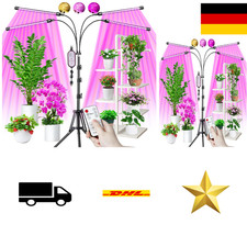 LED Pflanzenlampe mit 80 LEDs | 4 Schwanenhälsen | 3 Farbmodi