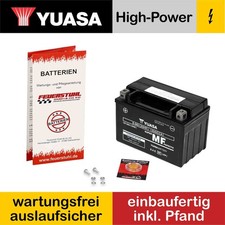 Benelli TRK 502, 2017-2022, Batterie YUASA AGM, wartungsfrei (inkl. 7,50€ Pfand)