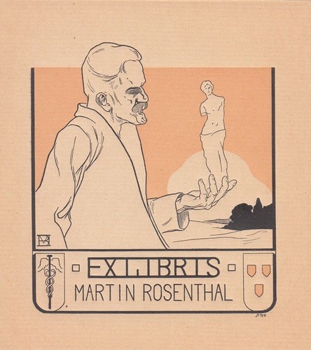 Exlibris bookplate klischee - exlibris,