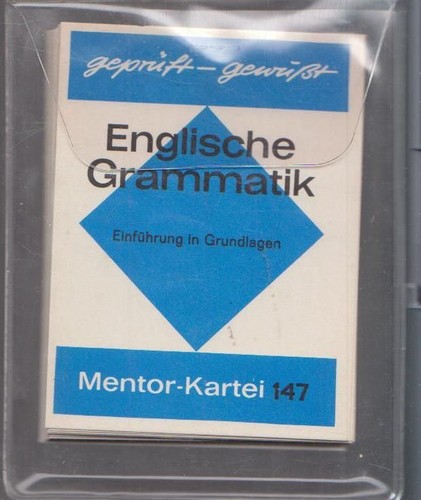Mentor kartei 147 englische - mentor-kartei,