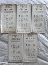 1976 La Carte SIDBEC du