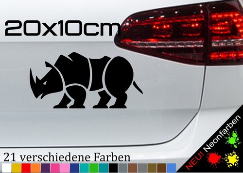 Nashorn tribal aufkleber - nashorn,