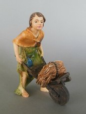 Hirte Bauer mit Schubkarren