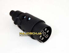 7 poliger Stecker Lichtanlage Anhänger AHK Wohnwagen Anhängerstecker