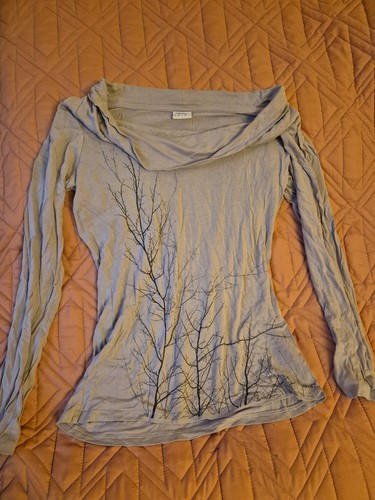 Esprit damen shirt - t-shirt, grau
