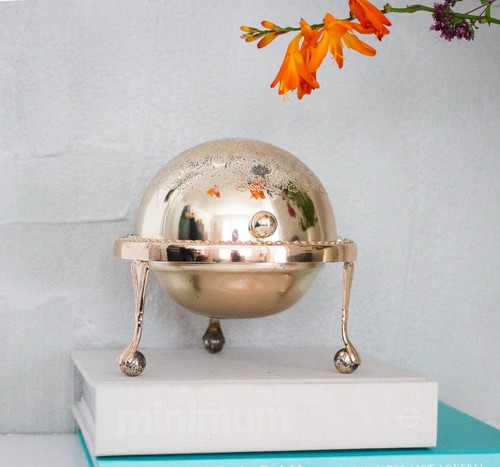Versilbert dome kaviarschale - versilbert,