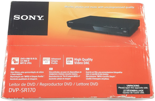 Sony dvp sr170 dvd player - dvp-sr170,