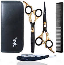 Profi Friseurscheren Gold Set