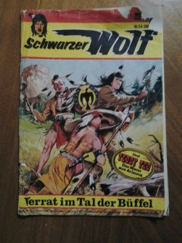 Schwarzer wolf - schwarzer, (bastei,
