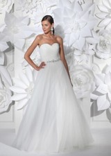 Brautkleid elegant Tüll Gr