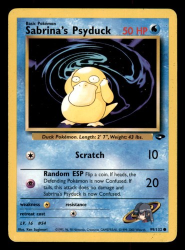 Pokemon sabrina psyduck - pokemon,
