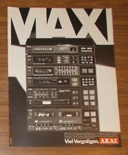 Seltene Werbung vintage AKAI MIDI 20 W HiFi Anlage 1985