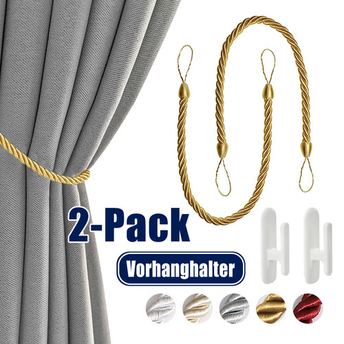 Vorhang raffhalter 2er pack - raffhalter,