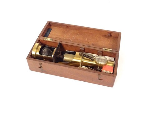 Mikroskop antik instrument - mikroskop,