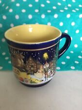 Becher - Hamburger Weihnachtsmarkt - blau Mohaba Glas - Tasse Kaffee Tee Cup