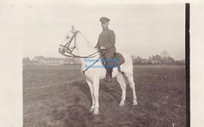 Foto-AK Soldat auf Pferd Atelier Wiesdorf Köln