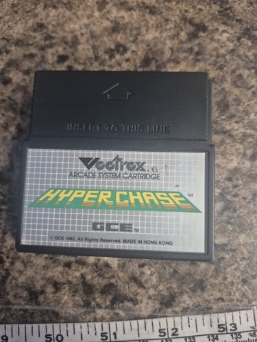 Vectrex hyperchase cartridge - vectrex,